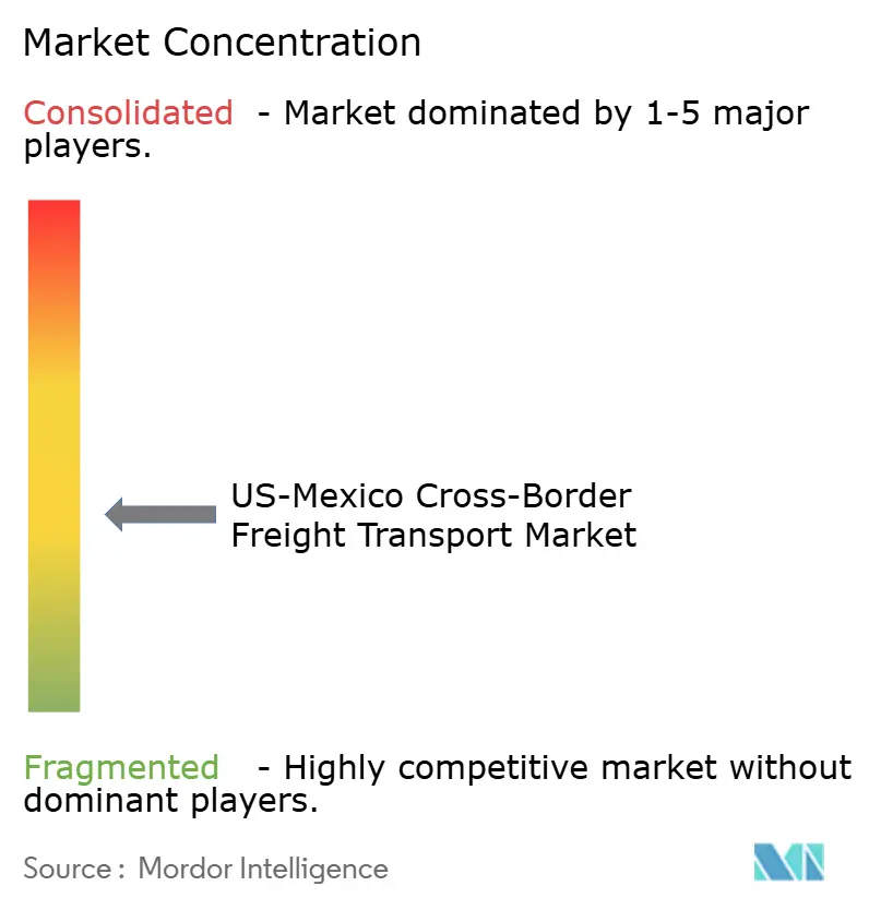 US-Mexico Cross-Border Freight Transport Market Concentration